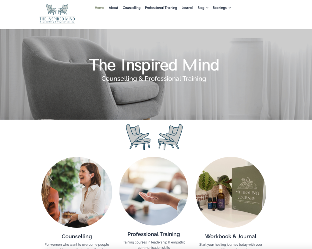 Counsellor Website design Adelaide